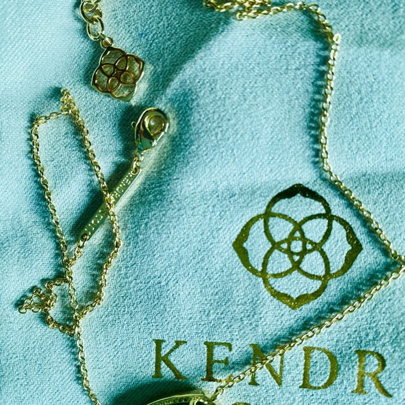 Kendra Scott Elisa  Vermeil Pend - Picture 2 of 3
